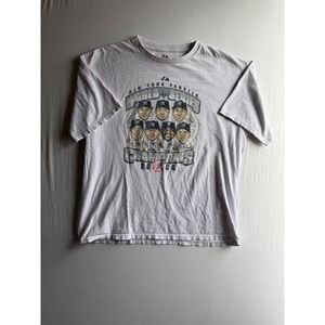 New York Yankees 2009 World Series Champs‎ Caricature Shirt Majetic sz XL Jeter